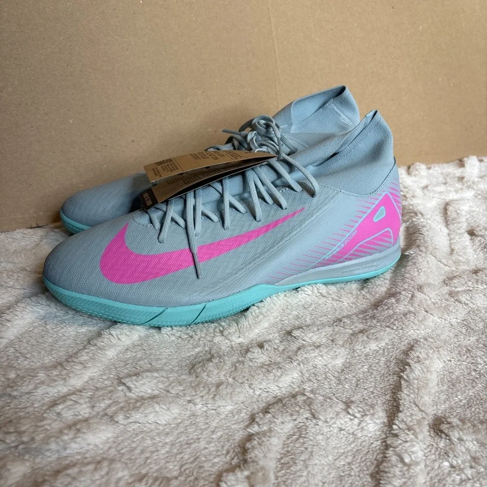 Nike Mercurial Prism pack Soccer Shoes US 11 Women's Gray Pink Teal